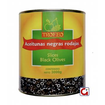 Aceitunas Negras Rodajas -...