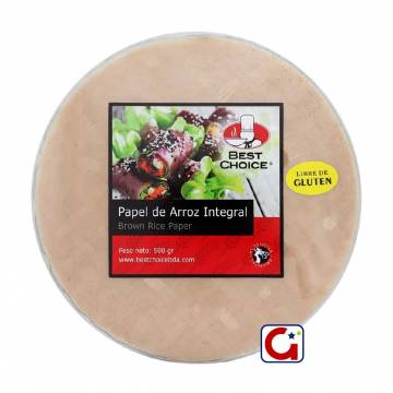 Papel de Arroz Integral -...