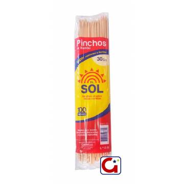 Pinchos de Bambú El Sol