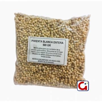 Pimienta blanca entera
