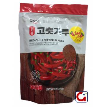 Ají picante rojo en polvo